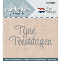 Card Deco Essentials CDECD0035 Snijmal Fijne Feestdagen - Klik op de afbeelding om het venster te sluiten